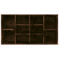 Produktbild för Skobänk rökfärgad ek 103x30x55 cm konstruerat trä