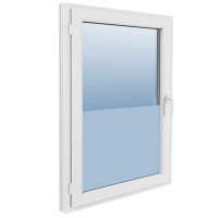 Produktbild för Frostad fönsterfilm 5 st PVC
