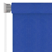 Produktbild för Rullgardin utomhus 120x140 cm blå HDPE
