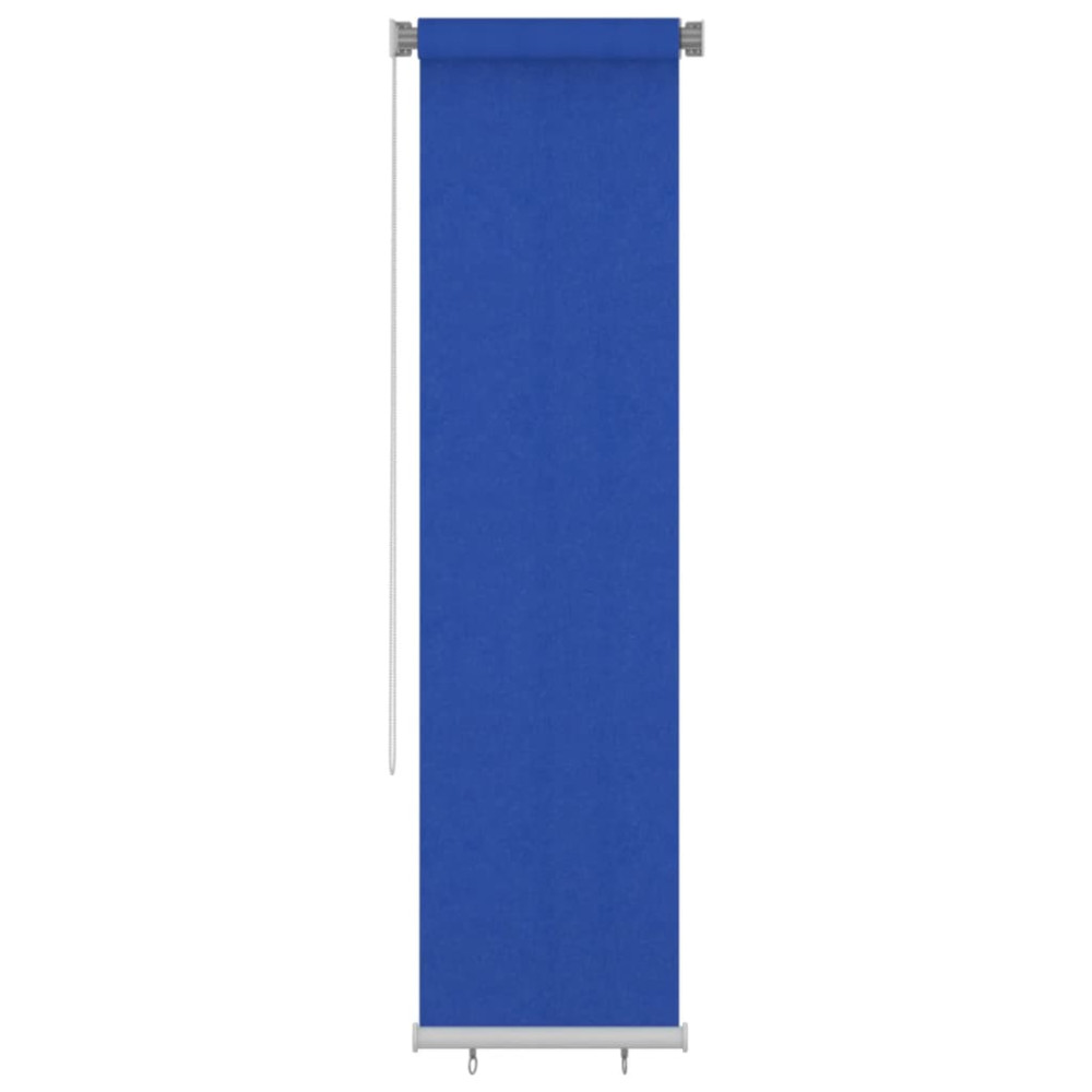 Produktbild för Rullgardin utomhus 65 (B) x 230 (H) cm blå HDPE
