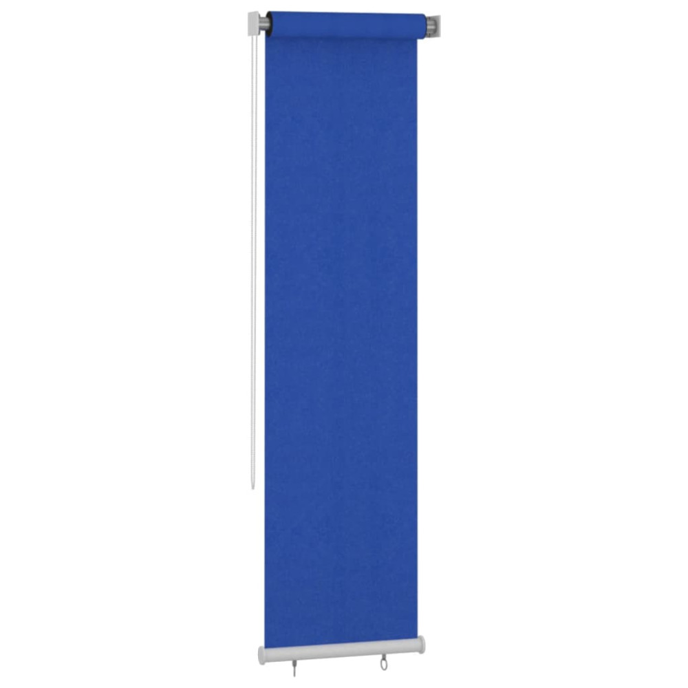 Produktbild för Rullgardin utomhus 65 (B) x 230 (H) cm blå HDPE