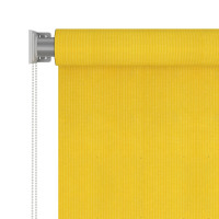 Produktbild för Rullgardin utomhus 60x140 cm gul HDPE