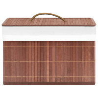 Produktbild för Förvaringslådor bambu 4 st brun