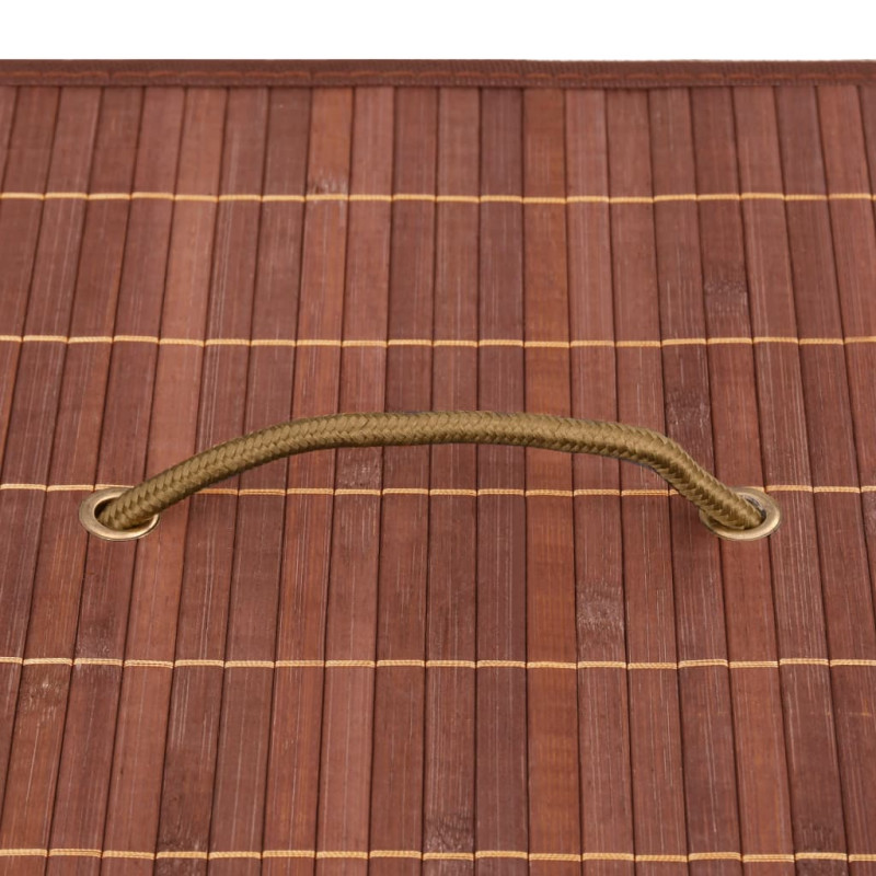 Produktbild för Förvaringslådor bambu 4 st brun