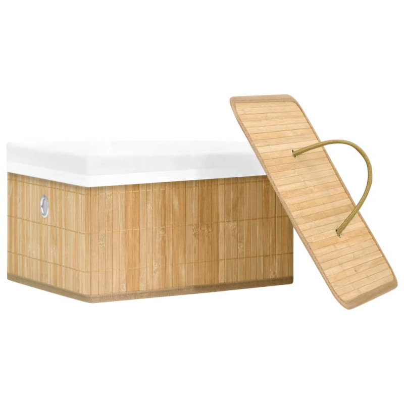 Produktbild för Förvaringslådor bambu 4 st