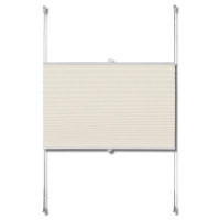 Produktbild för Plisségardin 60x125 cm creme