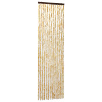 Produktbild för Insektsdraperi beige 56x200 cm chenille