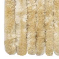 Produktbild för Insektsdraperi beige 56x200 cm chenille