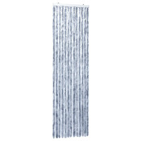 Produktbild för Insektsdraperi silver 90x200 cm chenille