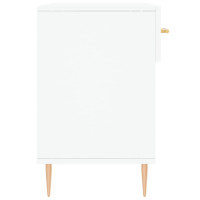 Produktbild för Skobänk vit 102x35x55 cm konstruerat trä