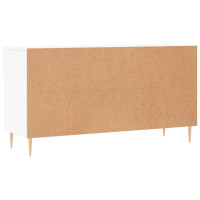 Produktbild för Skobänk vit 102x35x55 cm konstruerat trä