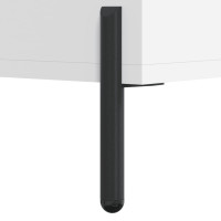 Produktbild för Skobänk vit 102x35x55 cm konstruerat trä