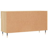 Produktbild för Skobänk sonoma-ek 102x35x55 cm konstruerat trä