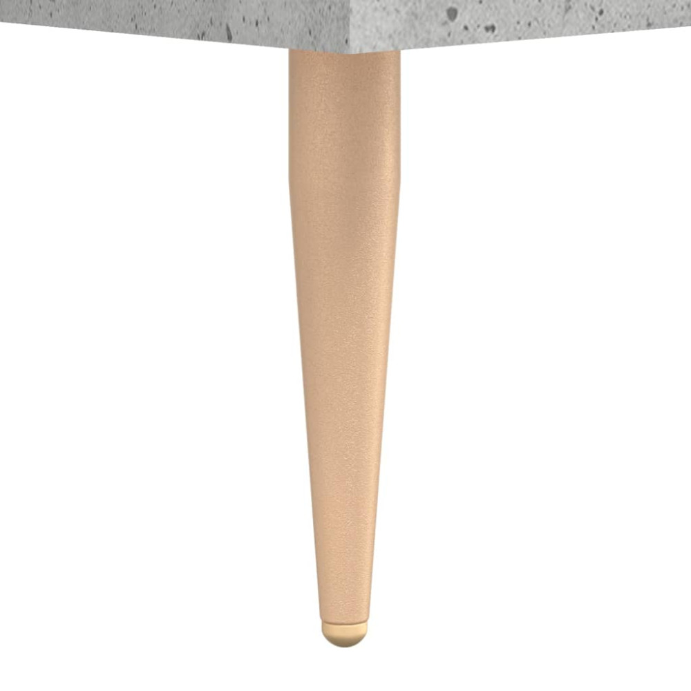 Produktbild för Skobänk betonggrå 102x35x55 cm konstruerat trä