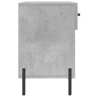 Produktbild för Skobänk betonggrå 102x35x55 cm konstruerat trä