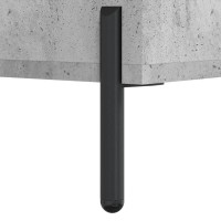 Produktbild för Skobänk betonggrå 102x35x55 cm konstruerat trä