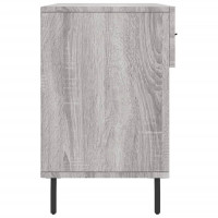 Produktbild för Skobänk grå sonoma 102x35x55 cm konstruerat trä