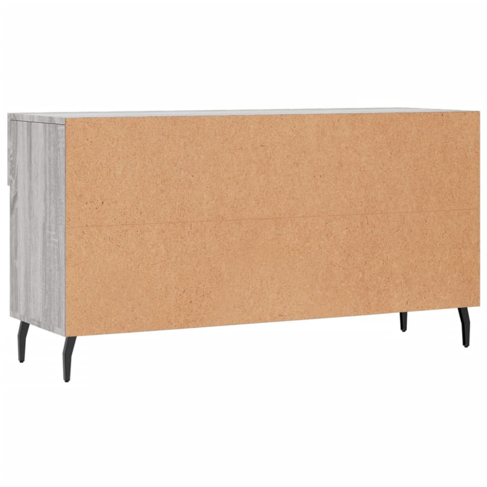 Produktbild för Skobänk grå sonoma 102x35x55 cm konstruerat trä