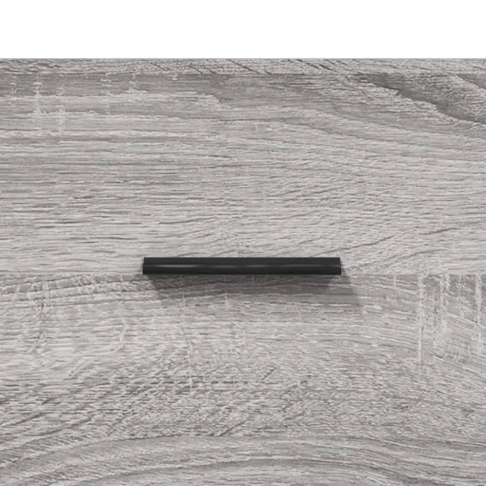 Produktbild för Skobänk grå sonoma 102x35x55 cm konstruerat trä