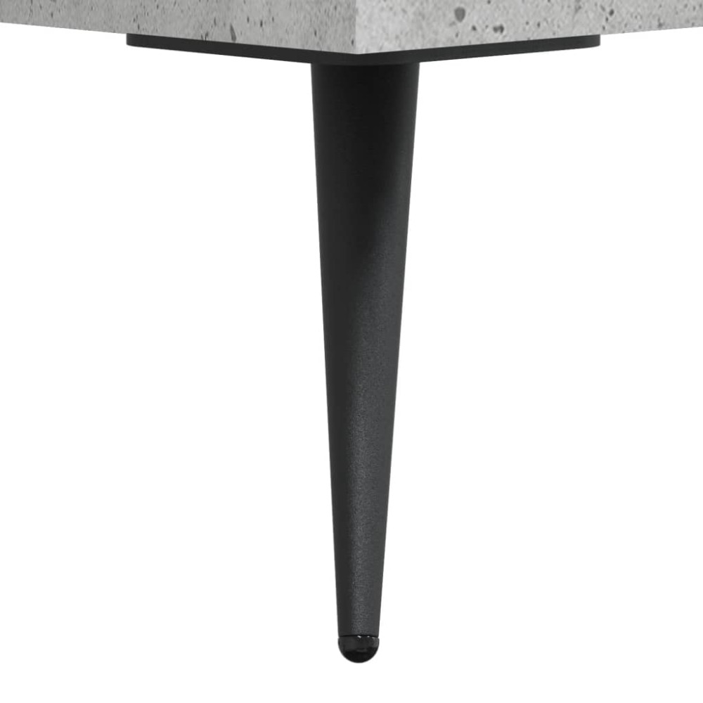 Produktbild för Skobänk betonggrå 102x35x55 cm konstruerat trä