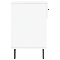 Produktbild för Skobänk vit 102x35x55 cm konstruerat trä
