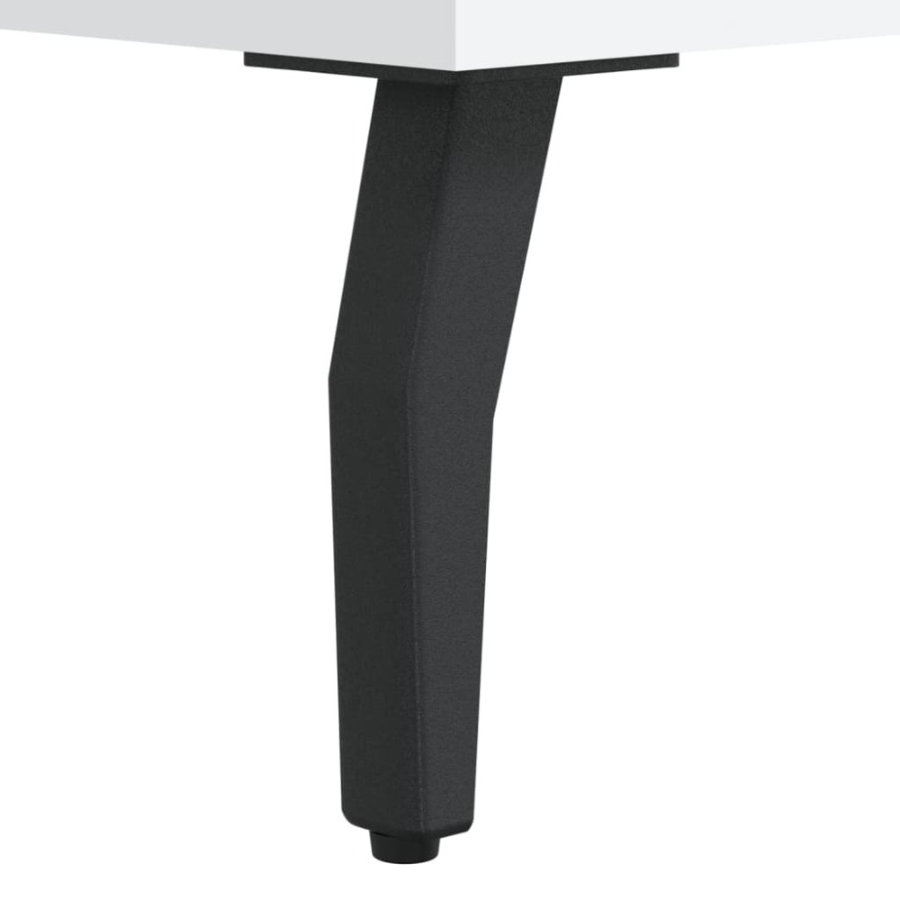 Produktbild för Skobänk vit 102x35x55 cm konstruerat trä
