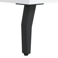 Produktbild för Skobänk vit 102x35x55 cm konstruerat trä