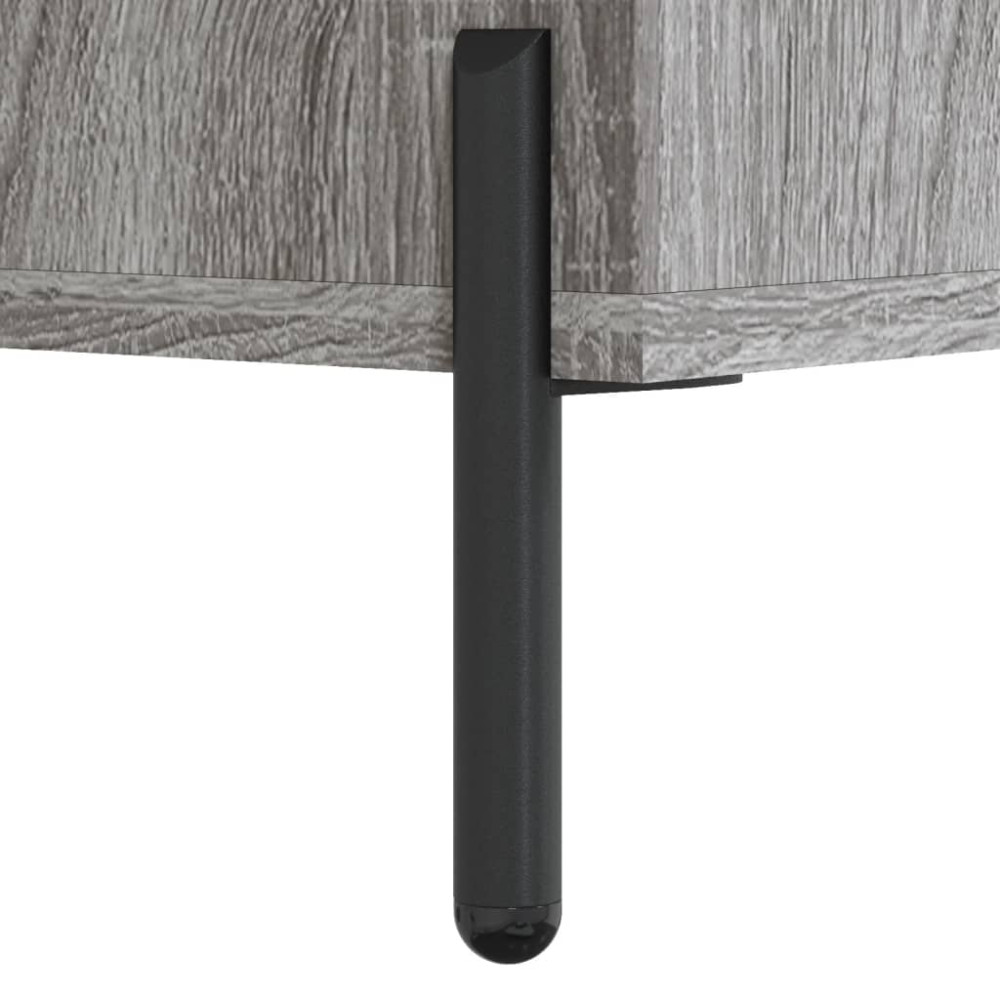 Produktbild för Skobänk grå sonoma 102x35x55 cm konstruerat trä