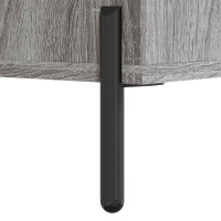 Produktbild för Skobänk grå sonoma 102x35x55 cm konstruerat trä