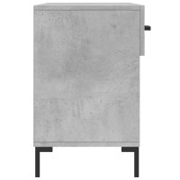 Produktbild för Skobänk betonggrå 102x35x55 cm konstruerat trä