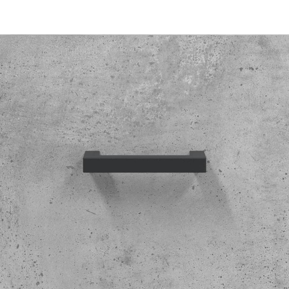 Produktbild för Skobänk betonggrå 102x35x55 cm konstruerat trä