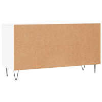 Produktbild för Skobänk vit 102x35x55 cm konstruerat trä