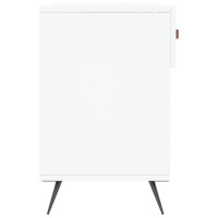 Produktbild för Skobänk vit 102x35x55 cm konstruerat trä