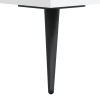Produktbild för Skobänk vit 102x35x55 cm konstruerat trä