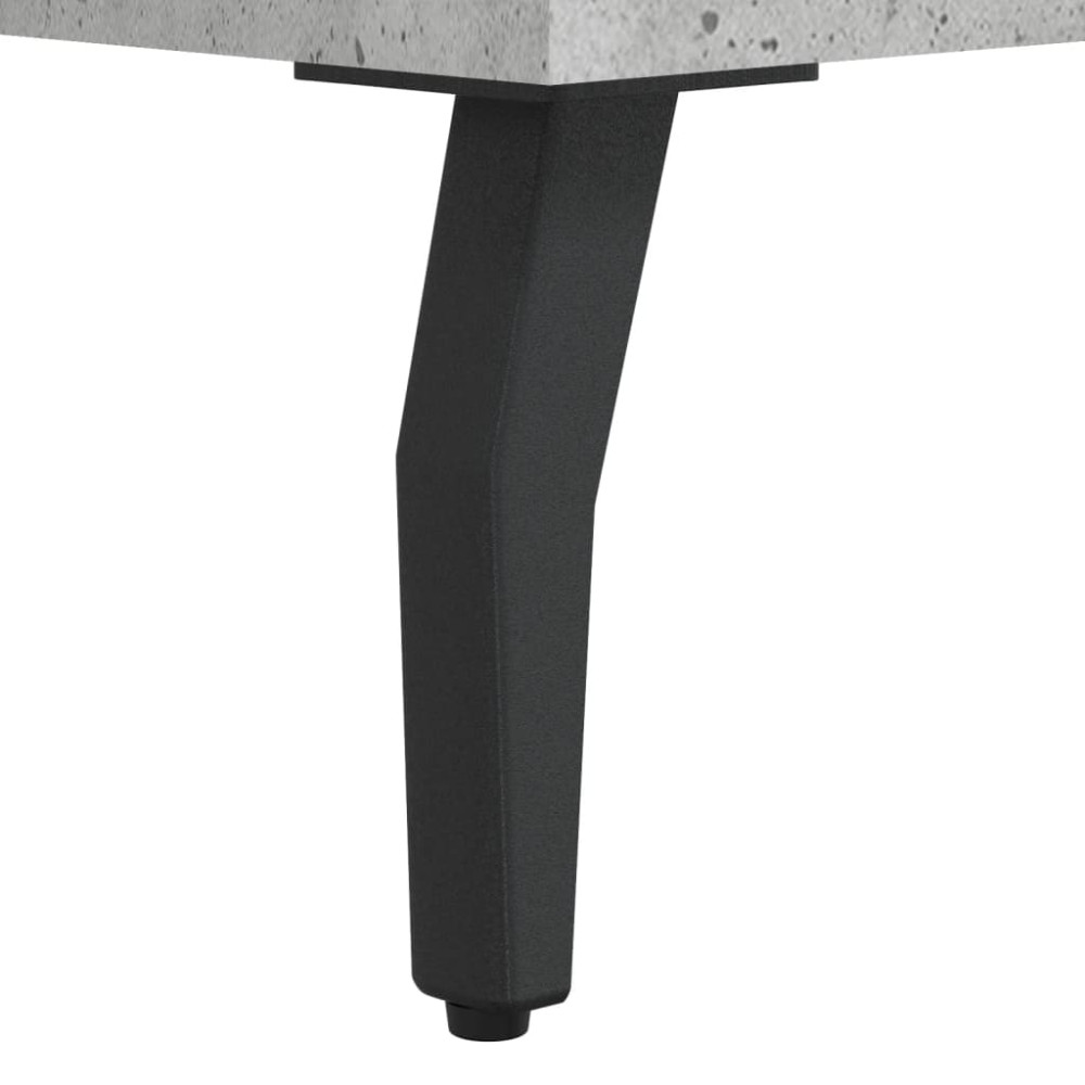 Produktbild för Skobänk betonggrå 102x35x55 cm konstruerat trä