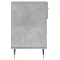 Produktbild för Skobänk betonggrå 102x35x55 cm konstruerat trä
