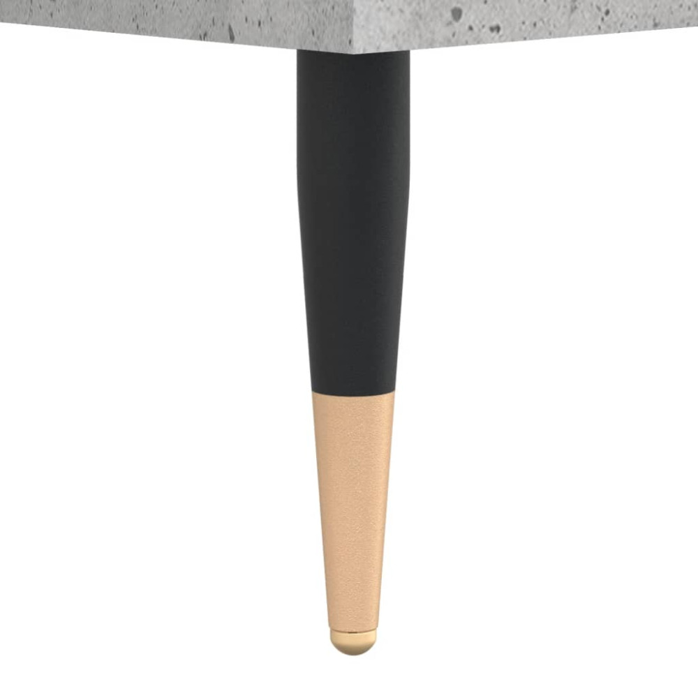 Produktbild för Skobänk betonggrå 102x35x55 cm konstruerat trä