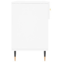 Produktbild för Skobänk vit 102x35x55 cm konstruerat trä