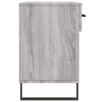 Produktbild för Skobänk grå sonoma 102x35x55 cm konstruerat trä