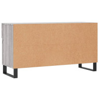 Produktbild för Skobänk grå sonoma 102x35x55 cm konstruerat trä