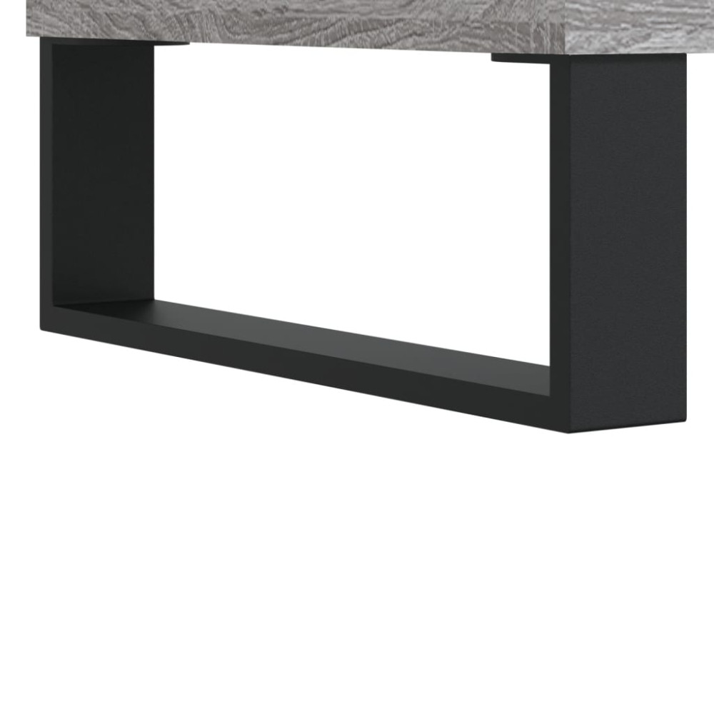 Produktbild för Skobänk grå sonoma 102x35x55 cm konstruerat trä