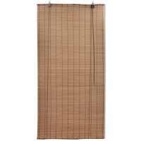 Produktbild för Rullgardin bambu 100 x 160 cm brun