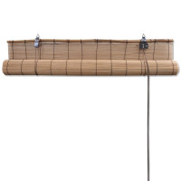 Produktbild för Rullgardin bambu 100 x 160 cm brun