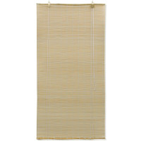 Produktbild för Rullgardin naturlig bambu 120 x 220 cm