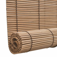 Miniatyr av produktbild för Rullgardin brun bambu 80 x 160 cm