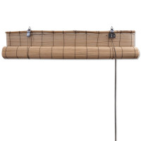 Produktbild för Rullgardin i bambu 120 x 160 cm brun