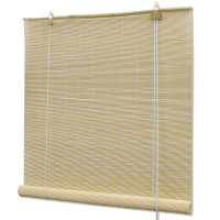 Produktbild för Rullgardin i bambu 120 x 160 cm natur