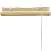 Produktbild för Rullgardin 100 x 160 cm naturlig bambu