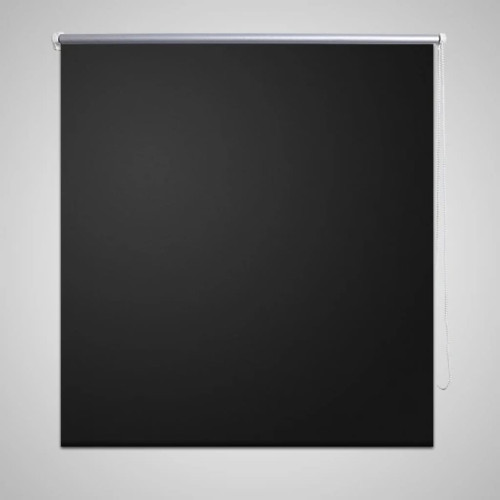 vidaXL Rullgardin svart 120 x 230 cm mörkläggande