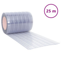 Miniatyr av produktbild för Köldridå transparent 300x2,6 mm 25 m PVC